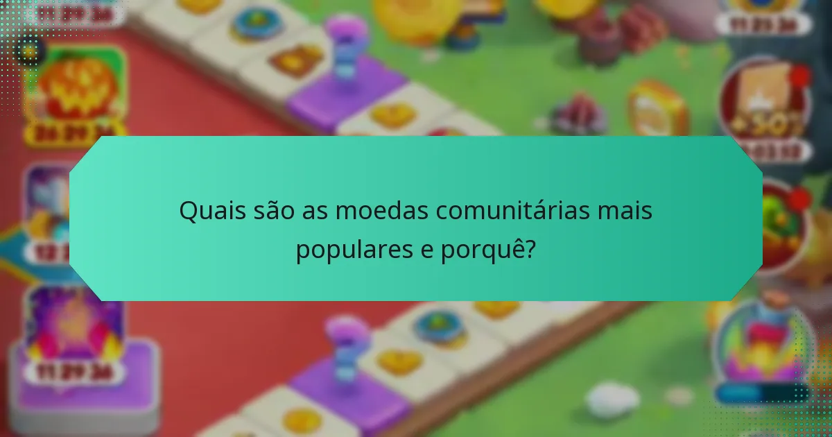 Quais são as moedas comunitárias mais populares e porquê?
